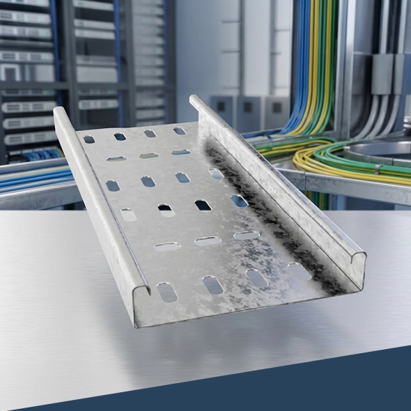 Perforated cable tray