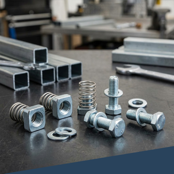 Spring nuts and bolts
