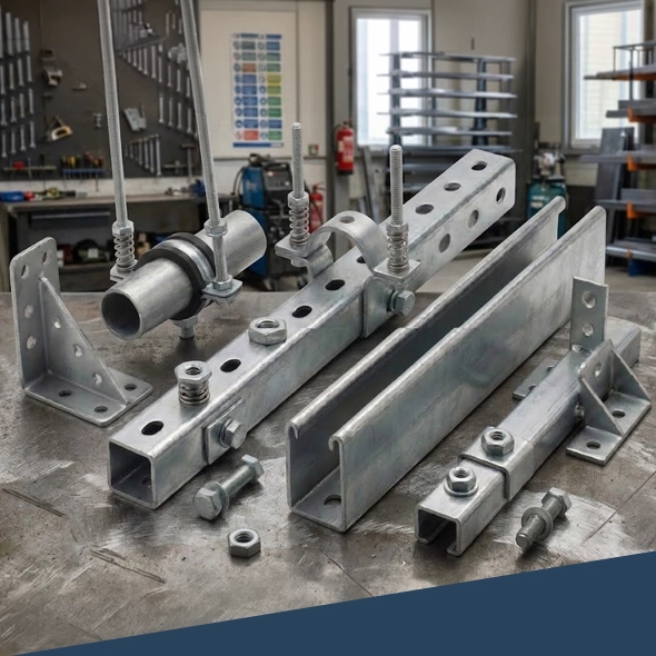 Strut channel support system
