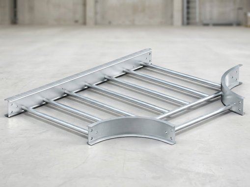 Cable tray tee fitting
