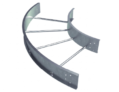 Tubular rung cable ladder